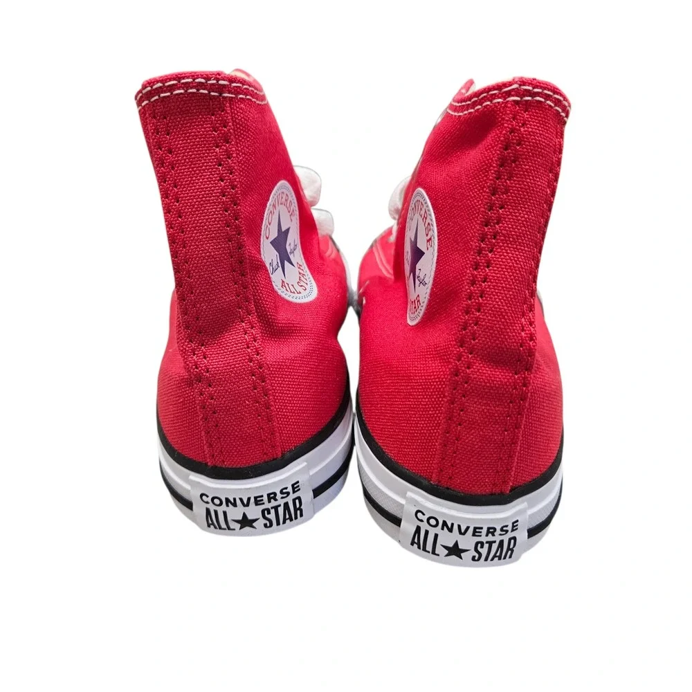 Converse Chuck Taylor All Star Youth 3‎ Red High Top Canvas Sneakers Classic